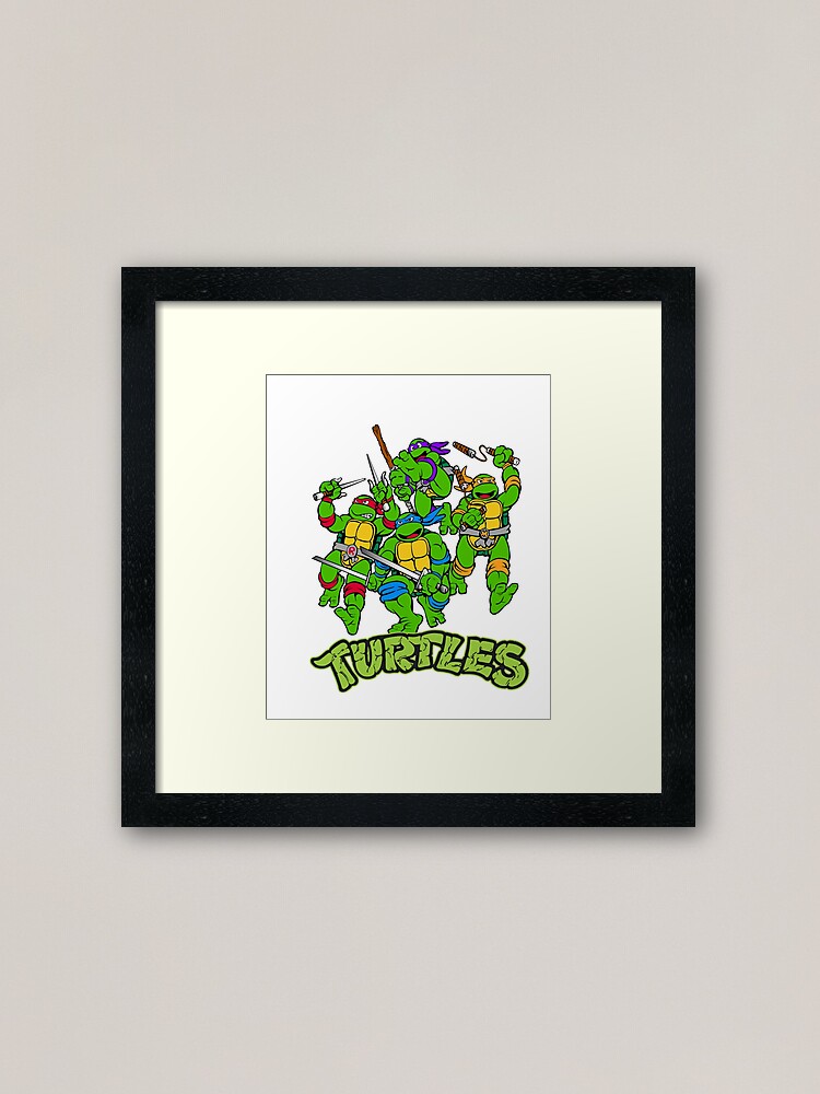 Retro Ninja turtle family birthday(green mutant turtles) Essential T-Shirt  for Sale by Amr101Mo