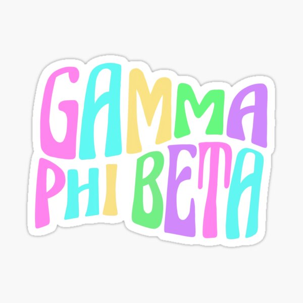 Gamma phi beta sorority sticker! Sticker