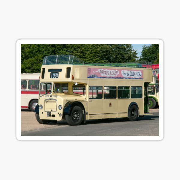Open Top Bristol Bus Sticker