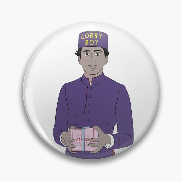 Item preview, Lobby boy color - Wes Anderson designed and sold by Mujeresponja.