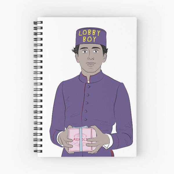 Item preview, Lobby boy color - Wes Anderson designed and sold by Mujeresponja.
