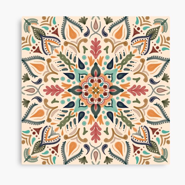 Hacienda mandala Canvas Print