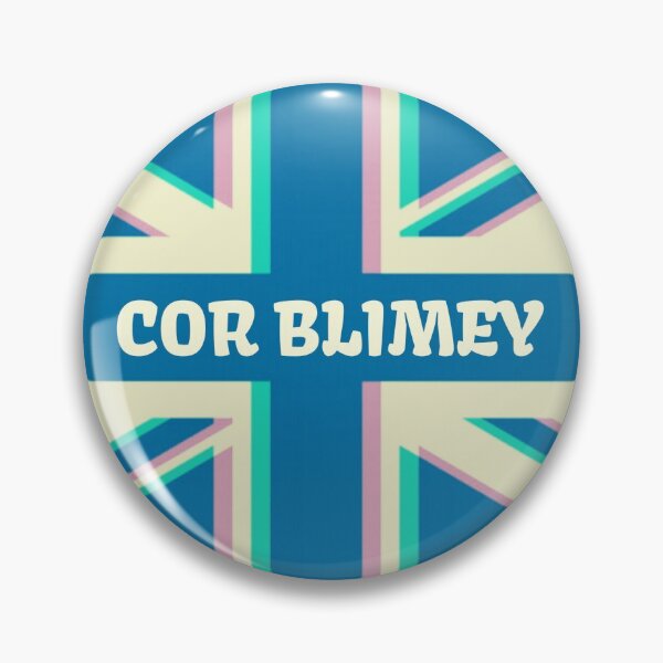 Item preview, Cor Blimey! Blue British Flag designed and sold by Vegasrockdog.