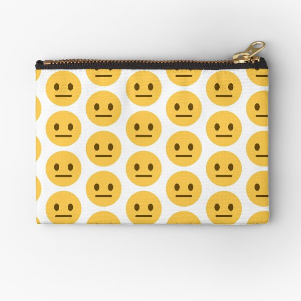 Boob Emoji Zipper Pouches for Sale