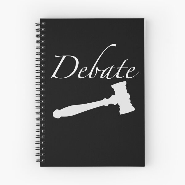Item preview, White Cursive Debate (With Gavel) designed and sold by debatethewayout.