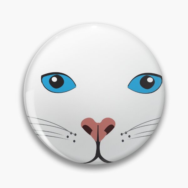 Item preview, Ailurophile turkish angora cat face mask gift for  who loves cats designed and sold by alaechamlal.