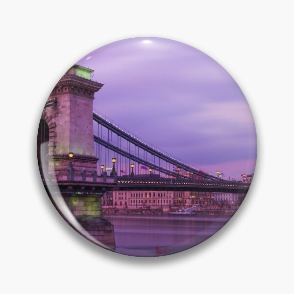 Item preview, Chain Bridge at twilight designed and sold by wellsie82.