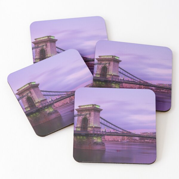 Item preview, Chain Bridge at twilight designed and sold by wellsie82.