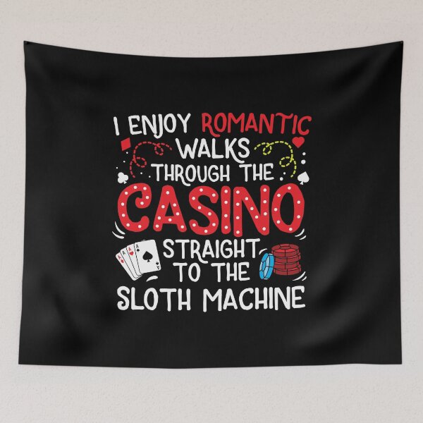 Item preview, Sloth Machine Casino Walks Gambling Gambler Gift designed and sold by haselshirt.