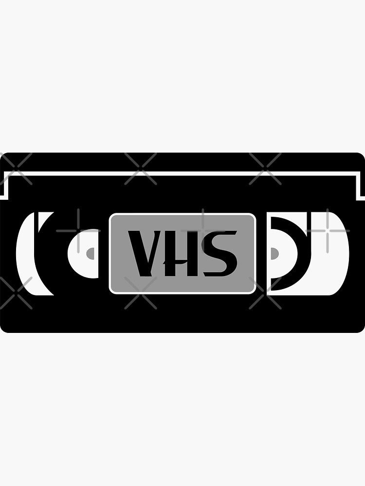 "VHS" Sticker by twgcrazy Redbubble