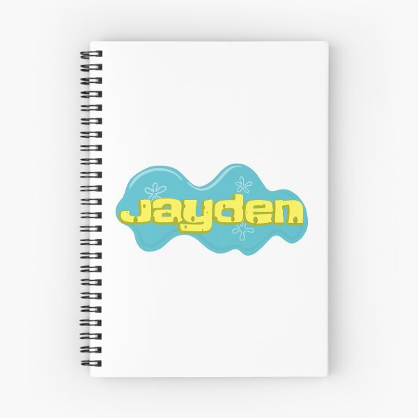 Artikelvorschau, Jungenname Jayden im SpongeBob-Cartoon-Stil entworfen und verkauft von Space-Bug.