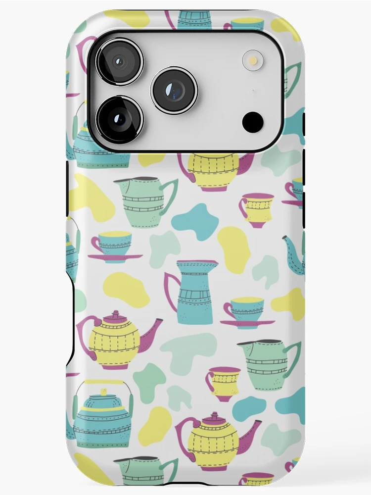 Thumbnail 1 of 4, iPhone Case, Spring pattern 4 designed and sold by GrayCatGraphics.