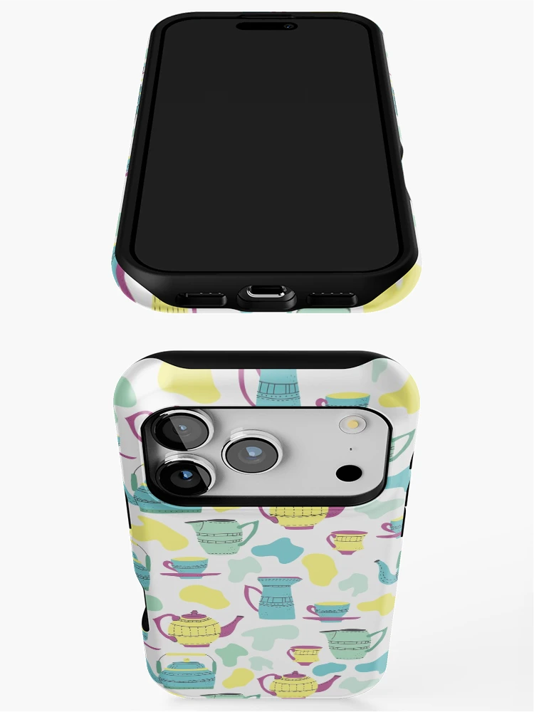 Thumbnail 3 of 4, iPhone Case, Spring pattern 4 designed and sold by GrayCatGraphics.
