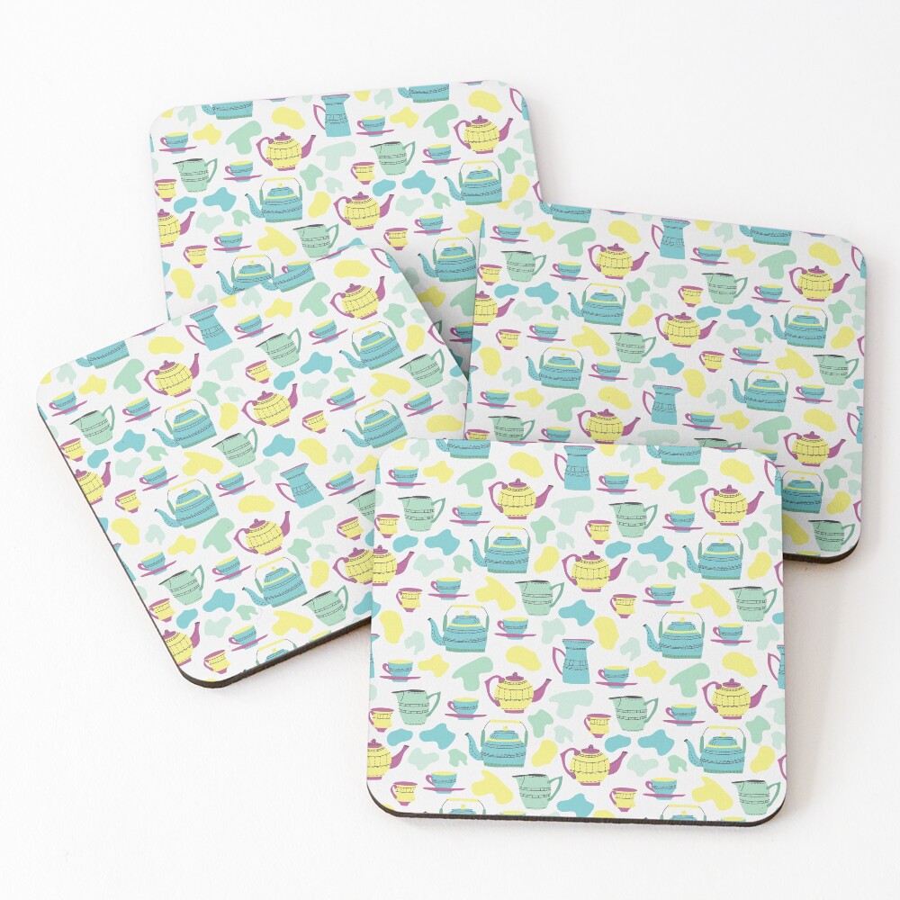 Item preview, Coasters (Set of 4) designed and sold by GrayCatGraphics.