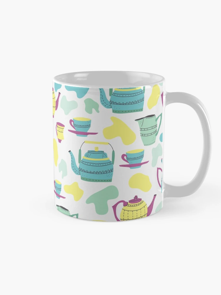 Thumbnail 3 of 6, Coffee Mug, Spring pattern 4 designed and sold by GrayCatGraphics.