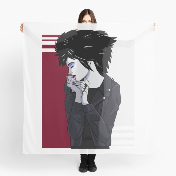 Spiky Hair Scarves Redbubble - punk pigtails black roblox