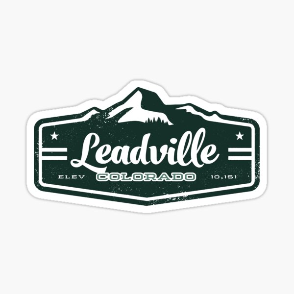 Vista previa del artículo con la obra «Diseño de insignia vintage de Leadville, Colorado», diseñado y vendido por squarelogo.