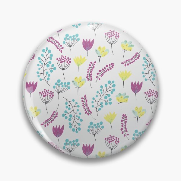 Item preview, Spring floral pattern 3 designed and sold by GrayCatGraphics.