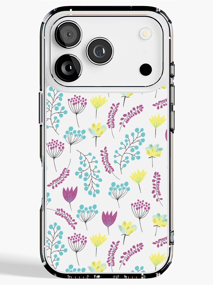 Thumbnail 1 of 5, iPhone Case, Spring floral pattern 3 designed and sold by GrayCatGraphics.