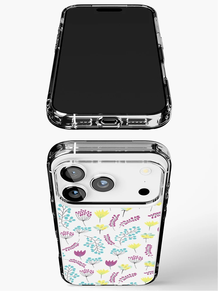 Thumbnail 3 of 5, iPhone Case, Spring floral pattern 3 designed and sold by GrayCatGraphics.
