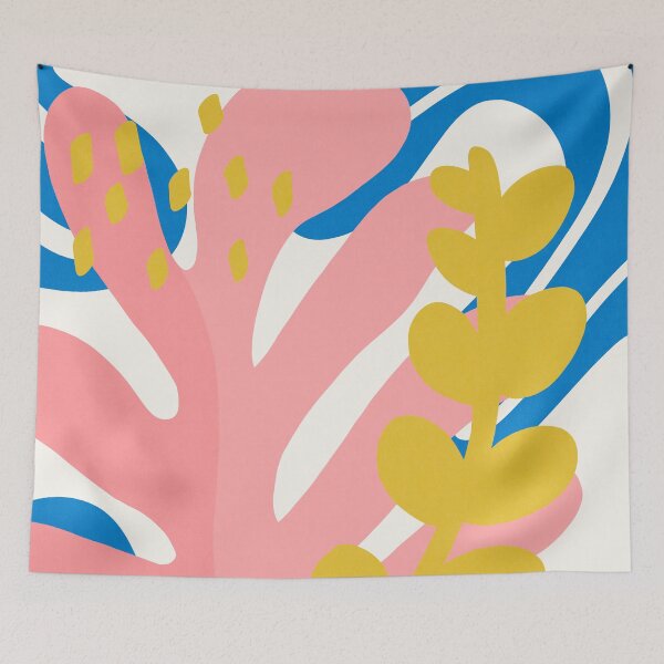 Item preview, Vibrant bright abstract plants designed and sold by Emily Zigo.