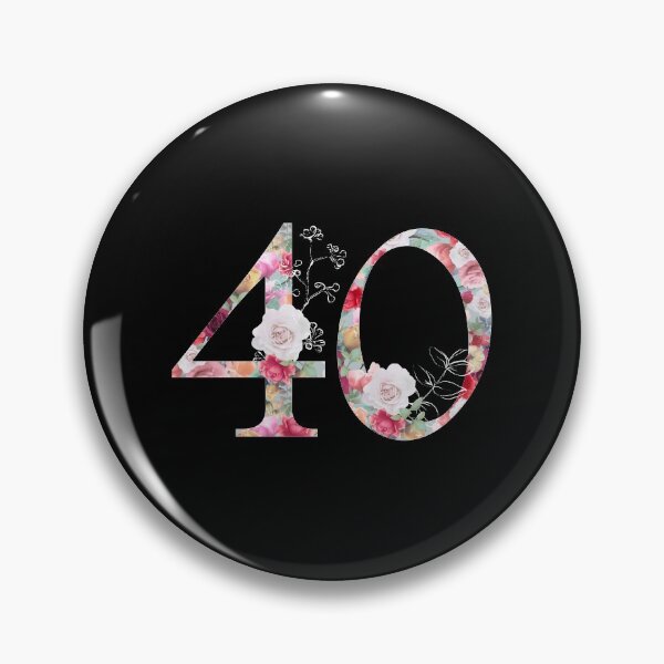 Item preview, Flower Number Forty Spring Flower Bloom Celebrating 40 designed and sold by Space-Bug.