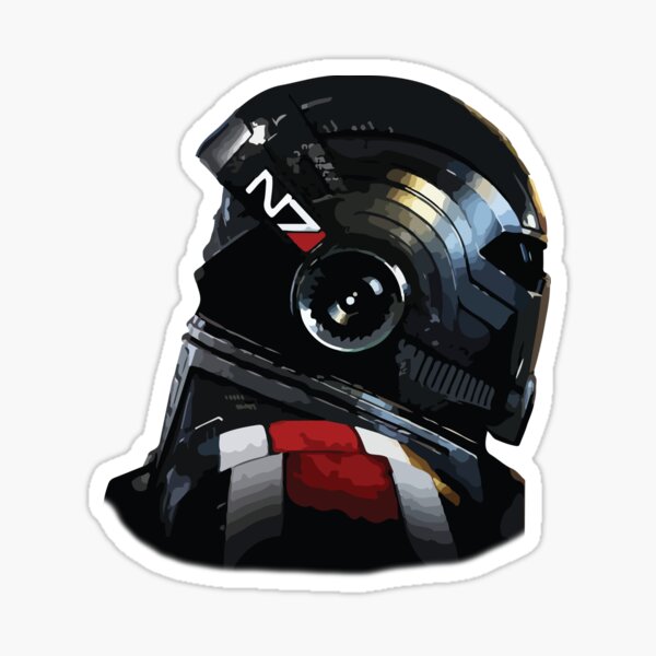 Vista previa del artículo con la obra «N7 Comandante Shepard Mass Effect», diseñado y vendido por GasparArts.