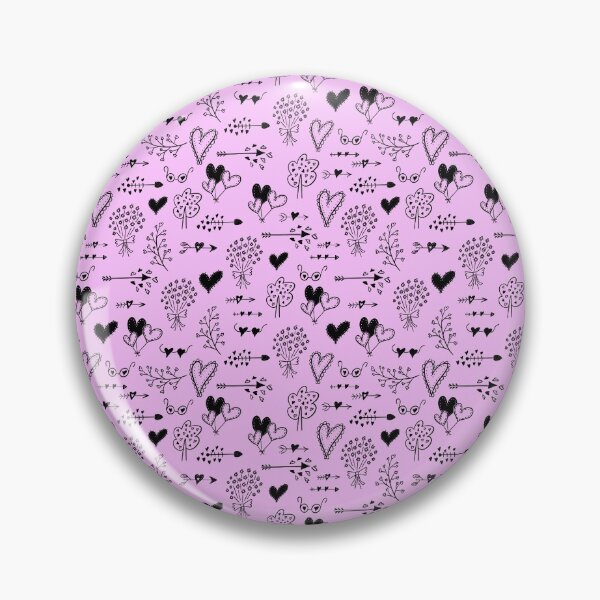 Aperçu de l'œuvre Coeurs - Motif Saint Valentin créée et vendue par GrayCatGraphics.