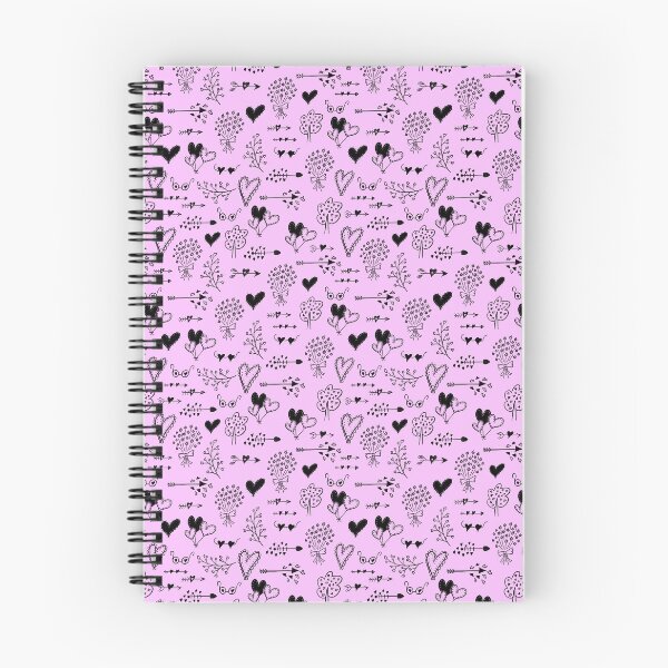 Item preview, Corazones - Patrón de San Valentín designed and sold by GrayCatGraphics.