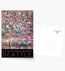Gum Wall of Seattle # 1 Postcards