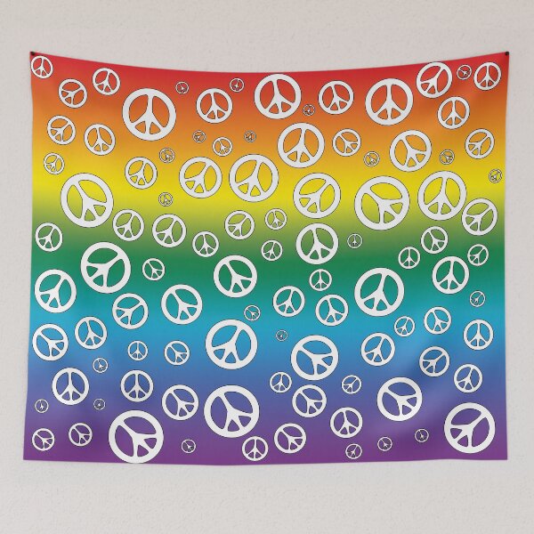 Item preview, Peace and rainbow colors designed and sold by HectorCantres.