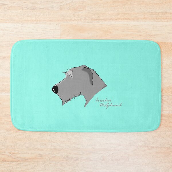 Item preview, Irish Wolfhound silhouette designed and sold by LivHana.