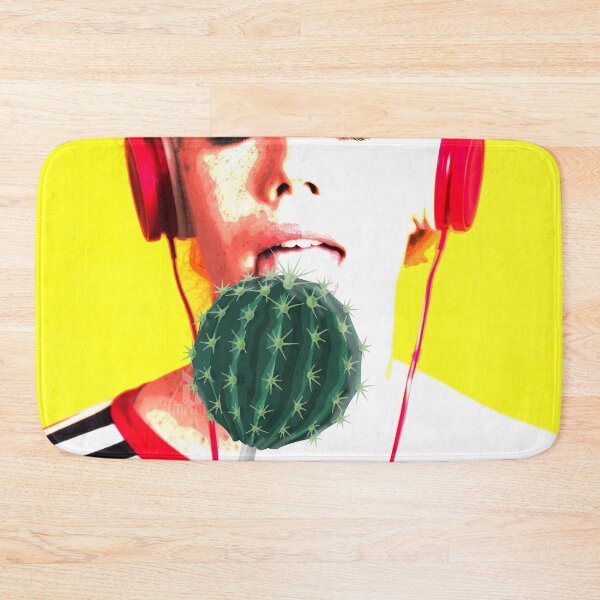Item preview, Cactus Lollipop ~ Girl with Headphones designed and sold by SoccaTamam.