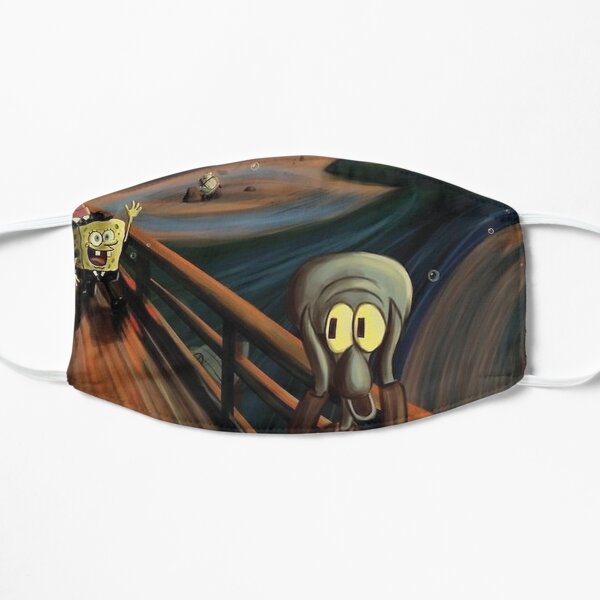 squidward spongebob Flat Mask
