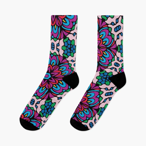 Item preview, The Med Retro Floral Garden designed and sold by Mia Harper Design.