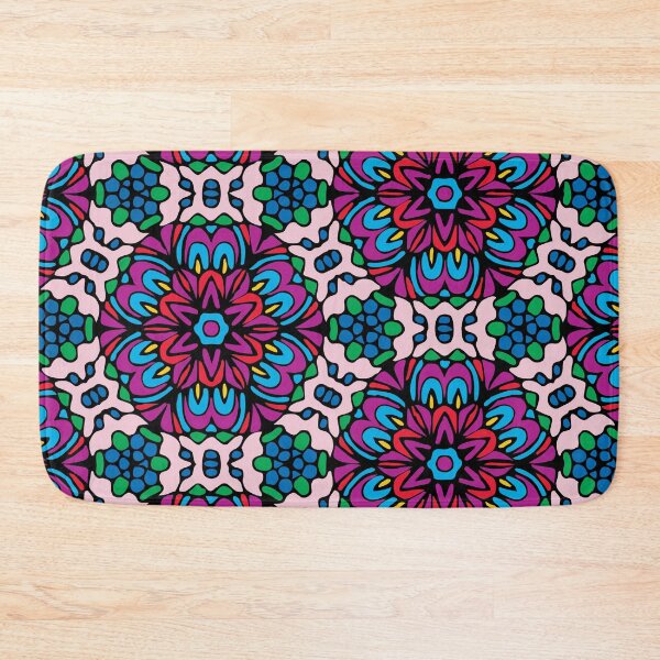 Item preview, The Med Retro Floral Garden designed and sold by Mia Harper Design.