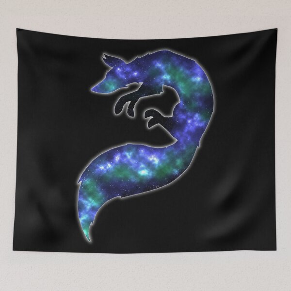 Item preview, Always Fox - Galaxy - Blue designed and sold by Katrina Montgomery.