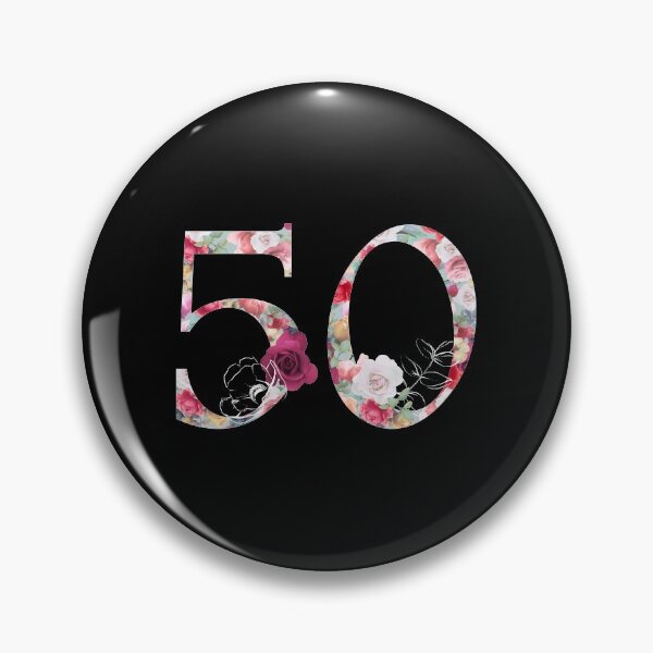 Item preview, Flower Number Fifty Spring Flower Bloom Celebrating 50 designed and sold by Space-Bug.