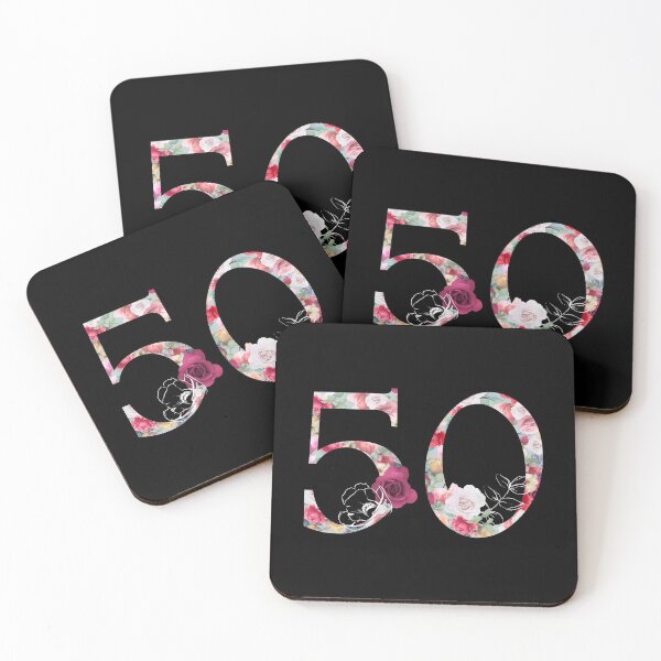 Item preview, Flower Number Fifty Spring Flower Bloom Celebrating 50 designed and sold by Space-Bug.