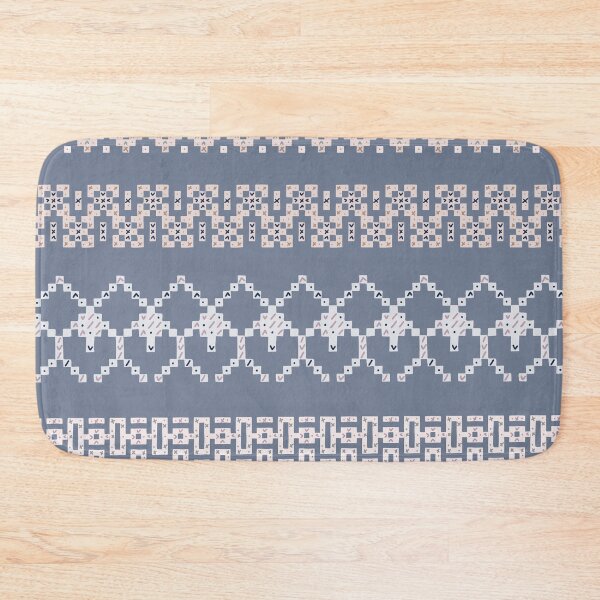 Item preview, Scandi Knit Ornaments pattern 1 designed and sold by GrayCatGraphics.