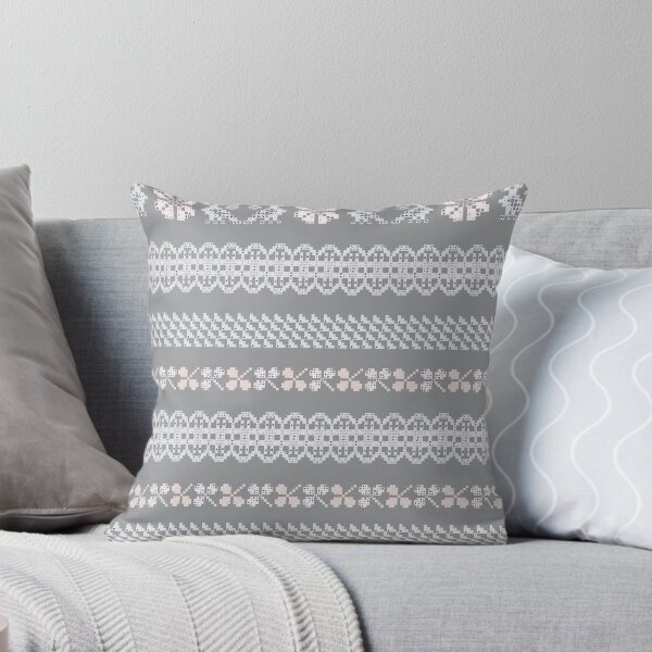 Aperçu de l'œuvre Scandi Knit Ornaments 3 créée et vendue par GrayCatGraphics.
