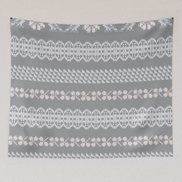 Aperçu de l'œuvre Scandi Knit Ornaments 3 créée et vendue par GrayCatGraphics.