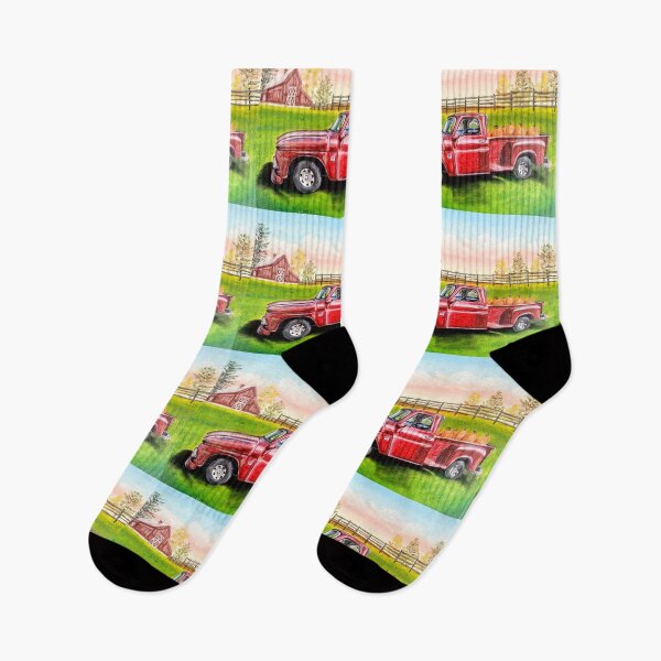 Item preview, Old Truck on a Farm designed and sold by Kaylan Fobian.