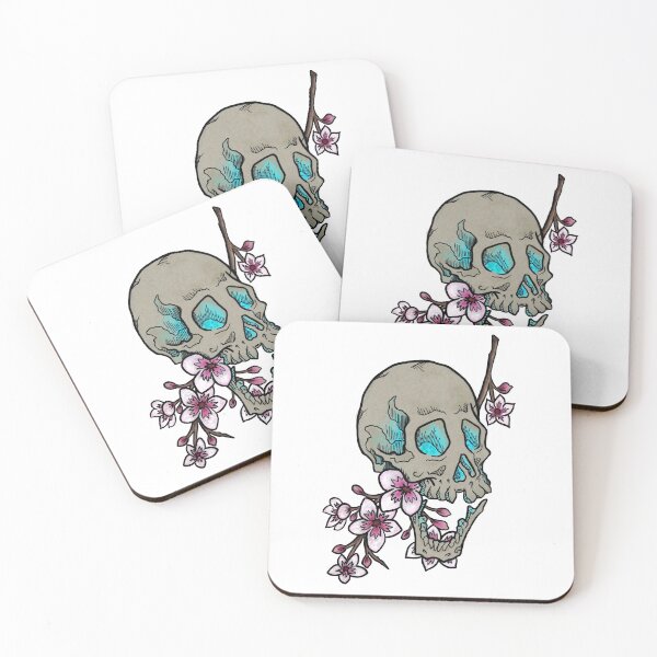 Item preview, Cherry Blossom Skull designed and sold by Taintedeagle.