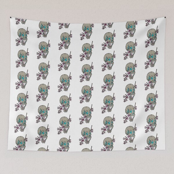 Item preview, Cherry Blossom Skull designed and sold by Taintedeagle.