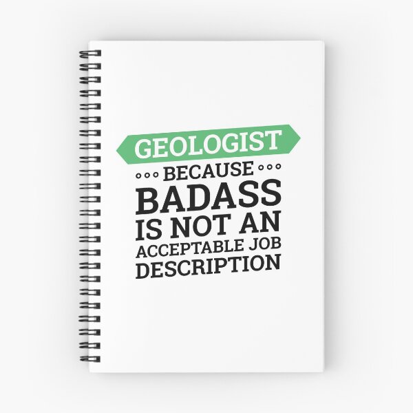 Item preview, Geologist - Because Badass is not an Acceptable Job Description, Gift for Geologist or Geology Major designed and sold by Geostop.