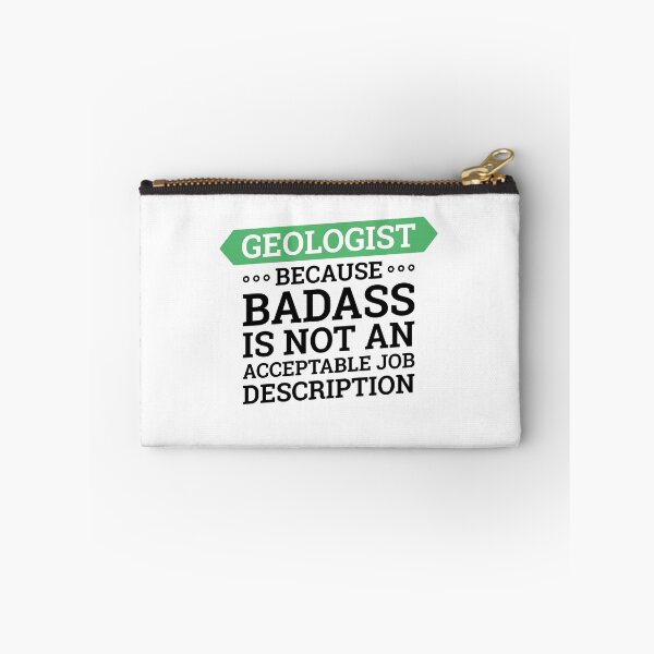 Item preview, Geologist - Because Badass is not an Acceptable Job Description, Gift for Geologist or Geology Major designed and sold by Geostop.