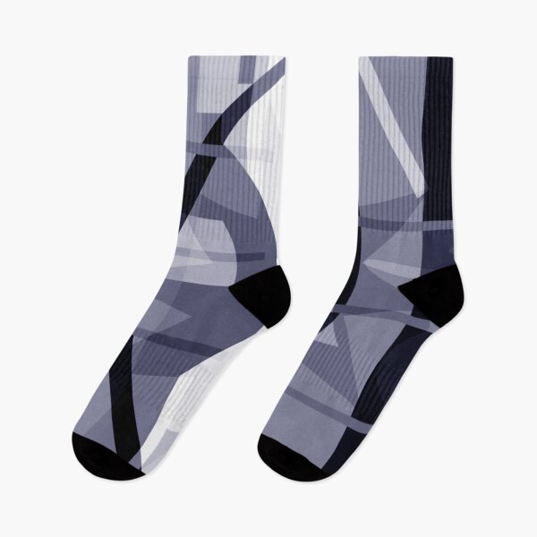Item preview, "Cosmic Collision" Monochrome Blue Grey - Jenny Meehan designed and sold by Jenny Meehan Art Prints and Patterns  .