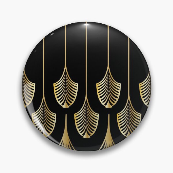 Item preview, Black and Gold Deco print designed and sold by faboop.
