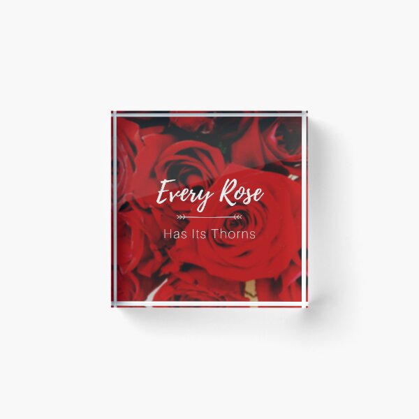 Item preview, Every Rose Has Its Thorns designed and sold by Liz Bohon.